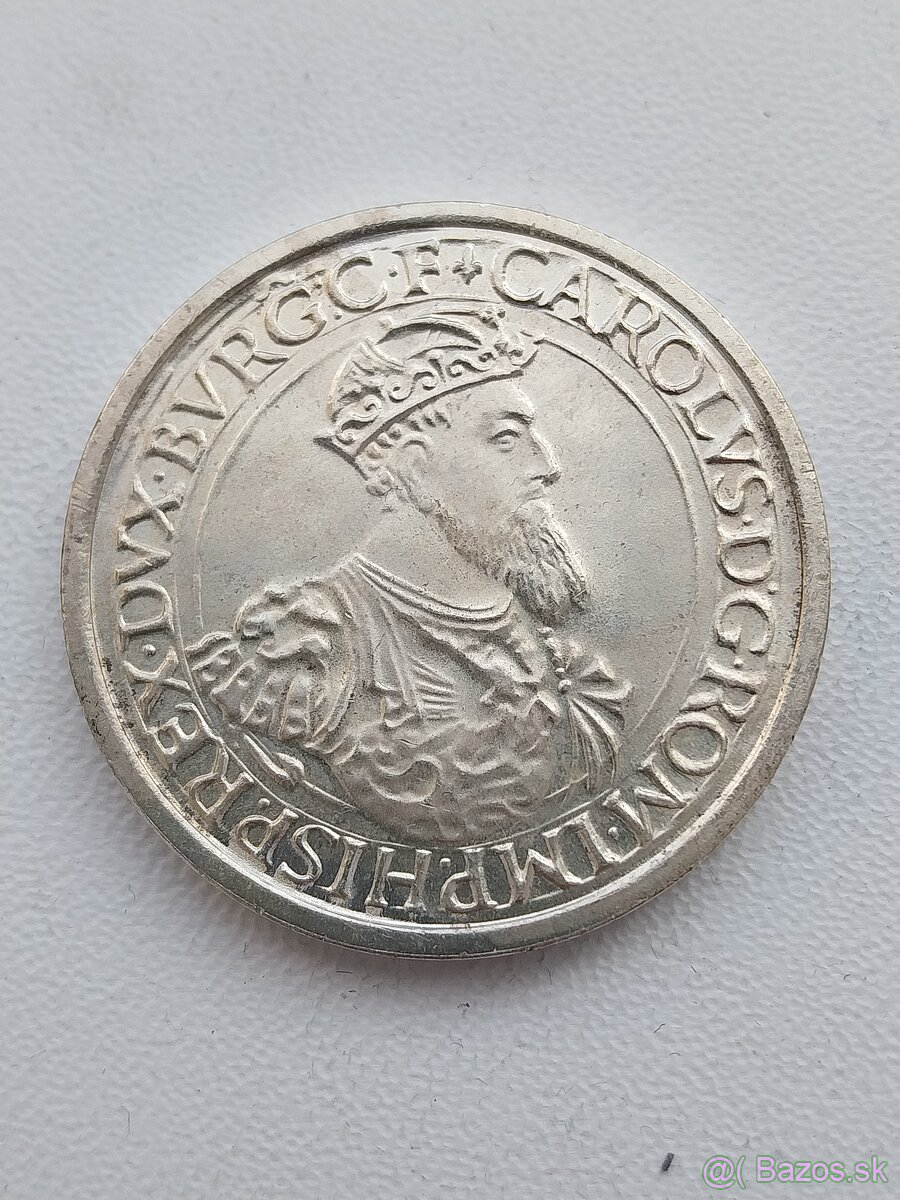 Mince strieborne 5 ECU Belgicko 1987