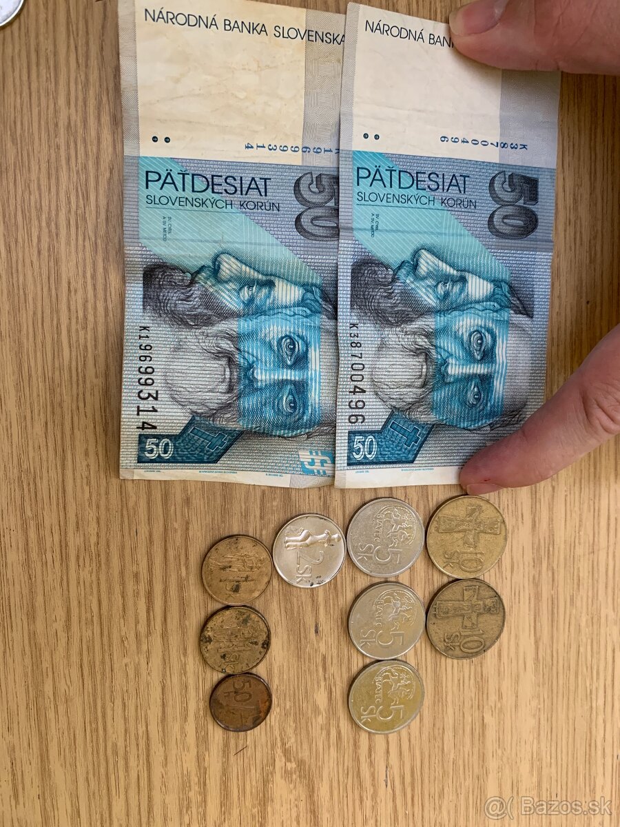 Staré mince / Bankovky