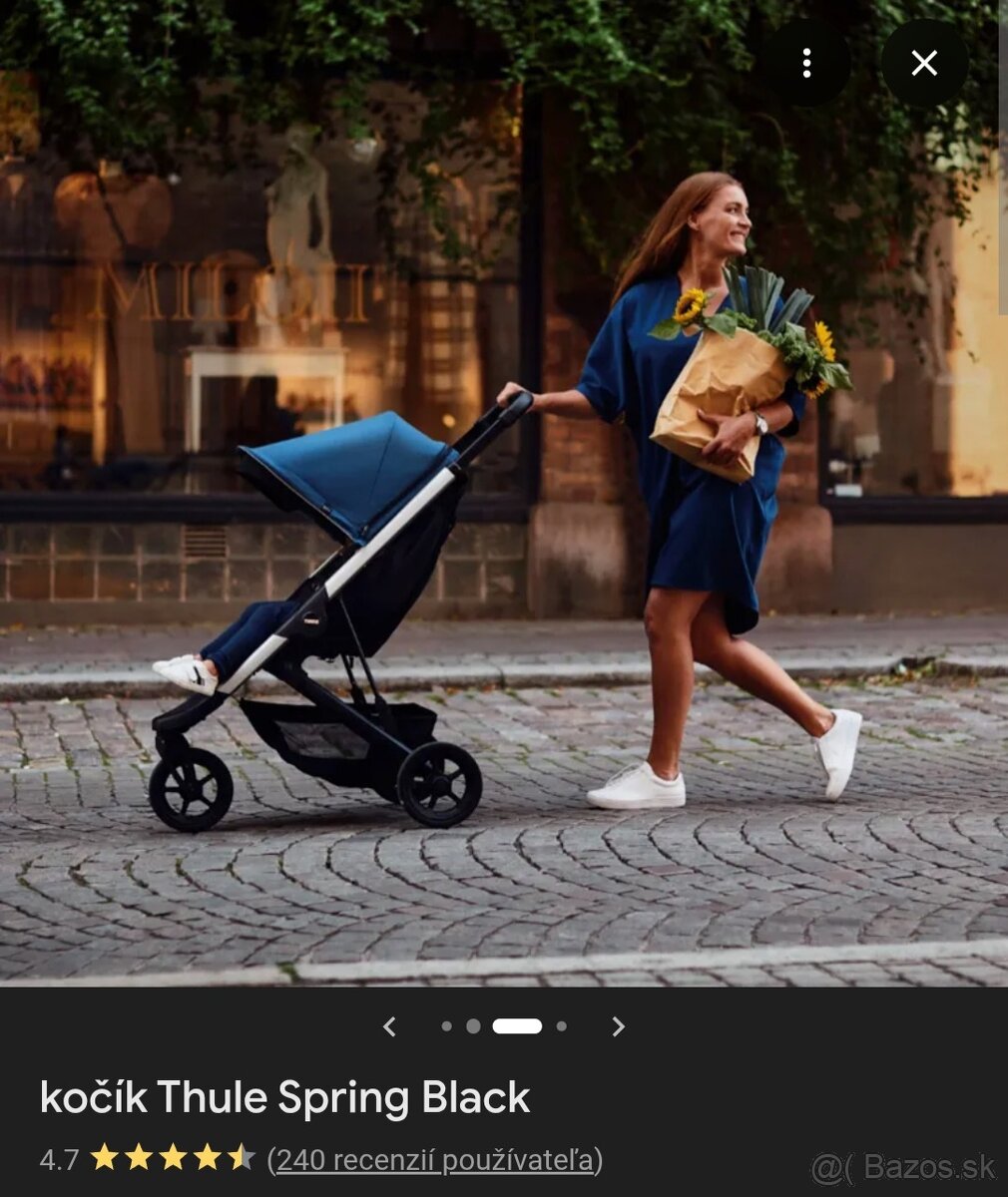 Thule Spring – mestský kočík, veľmi zachovalý