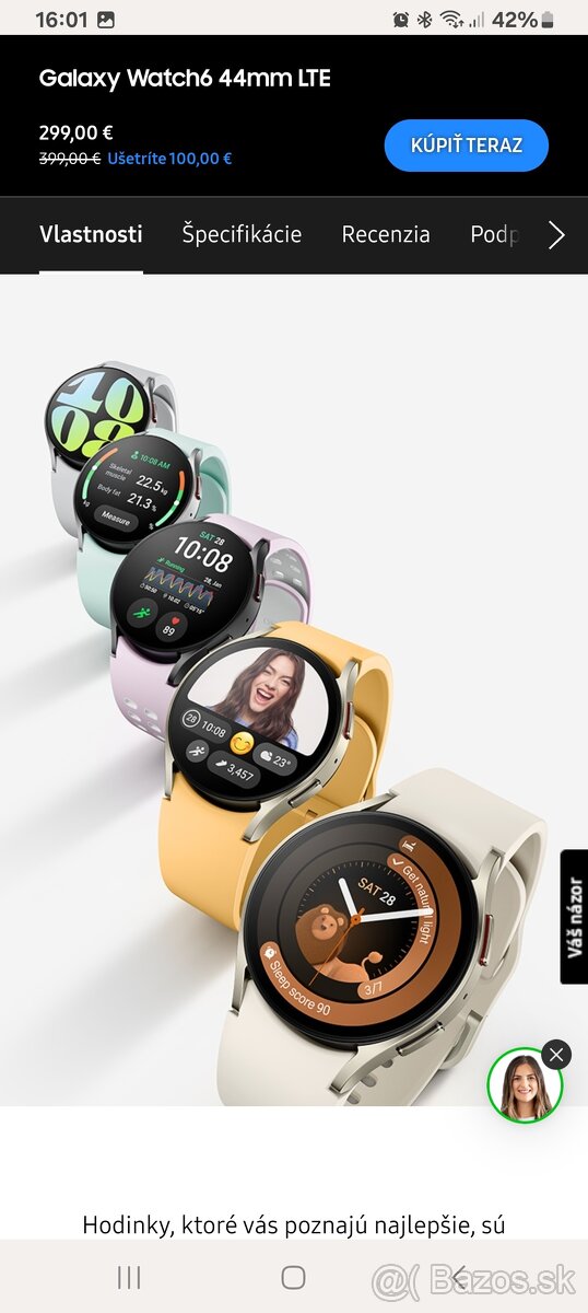 Pánske hodiny Samsung Galaxy Watch 6