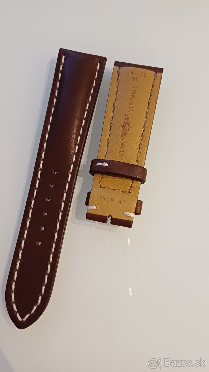 Breitling 24-20 kožený remienok 443X