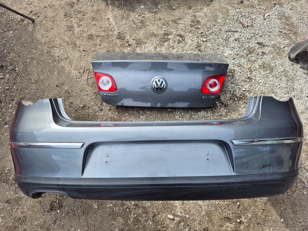 Predám zadný kufor, nárazník pre Volkswagen Passat b6 3c