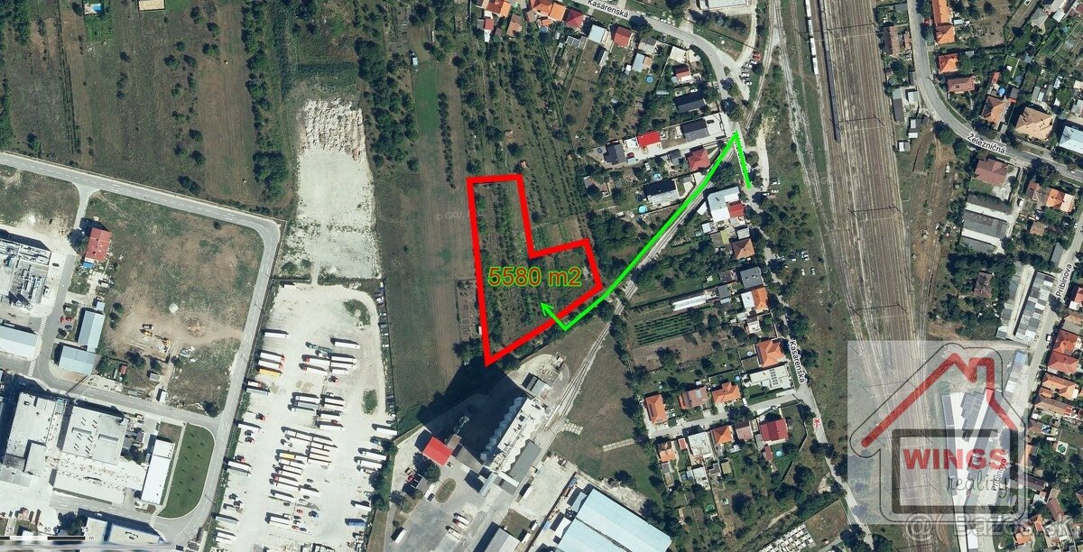 Pozemky s funčnou využiteľnosťou na plochy výroby a skladov
