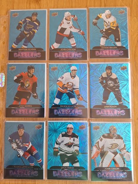 Hokejove karty insert Dazzlers 2020/21.