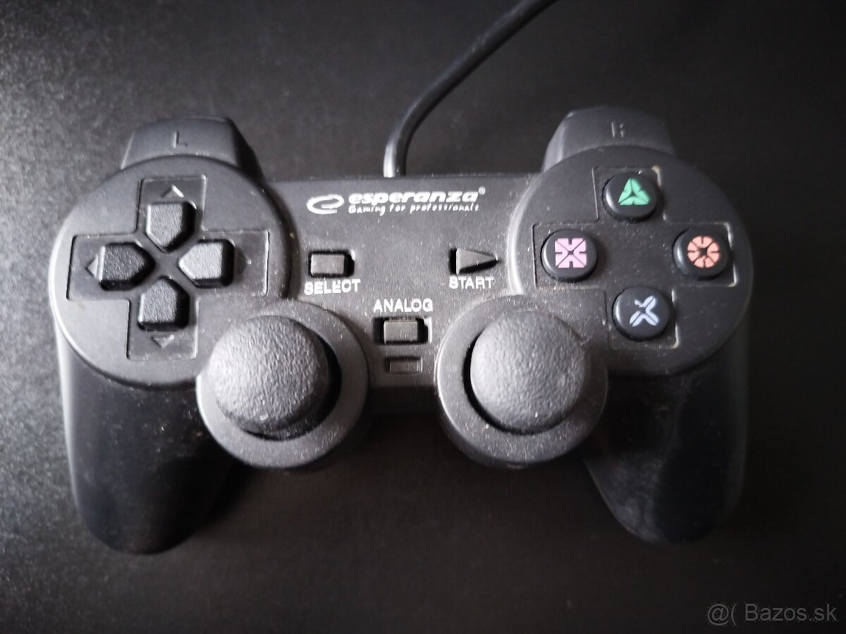 Ovládač gamepad PC/PS2/PS3