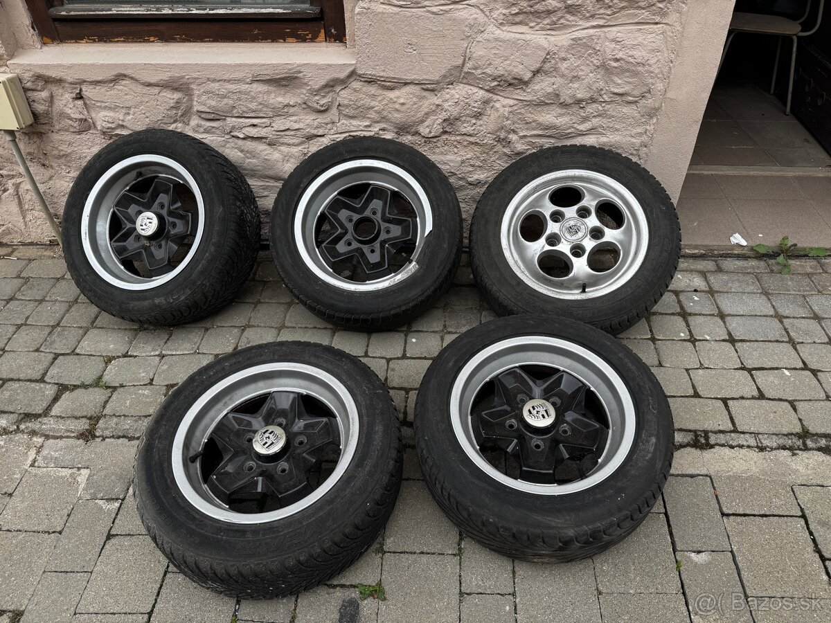 Elektróny Porsche + pneumatiky