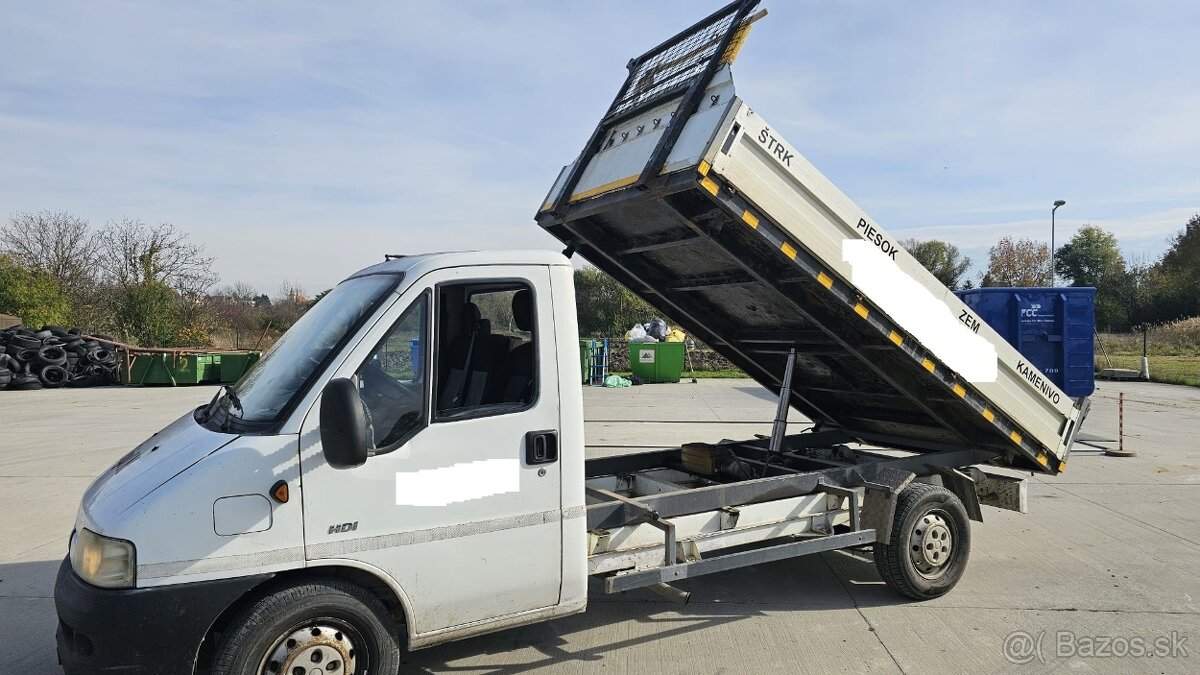 Peugeot Boxer 2,8 trojstranný sklápač