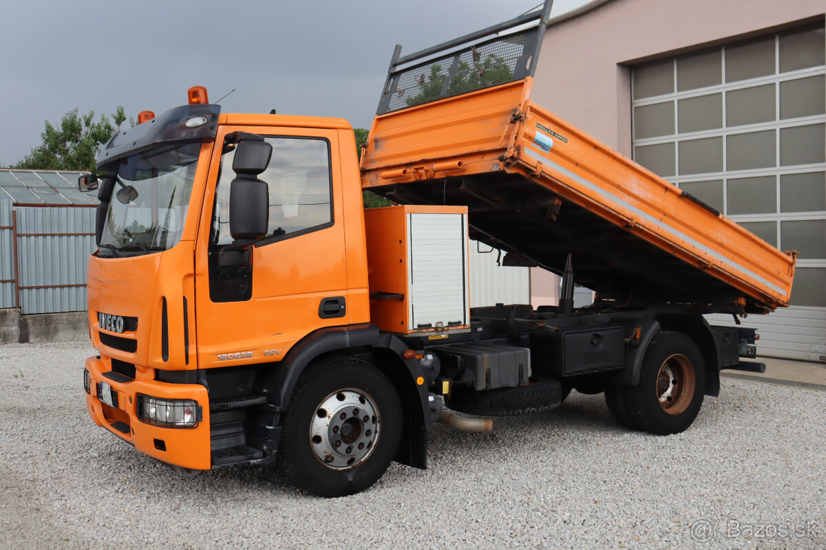 Iveco 120 E 28 EURO 5 EEV MANUAL,3-STRANNY VYKLAPAC,TOP