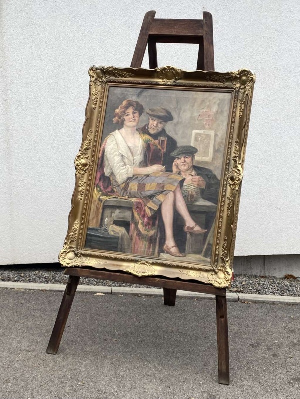 Starožitný maliarsky stojan