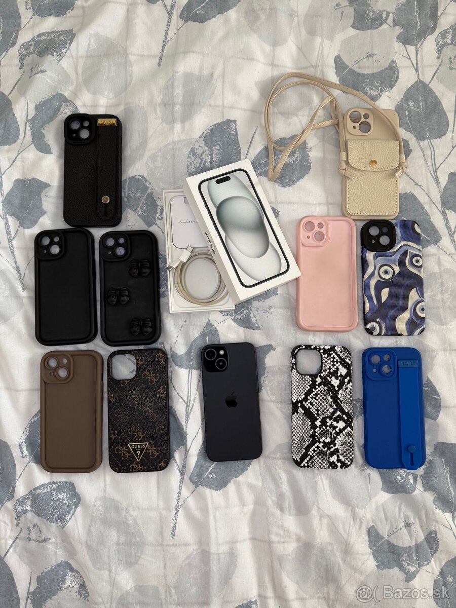 iPhone 15 256 GB – top stav + 10 krytov