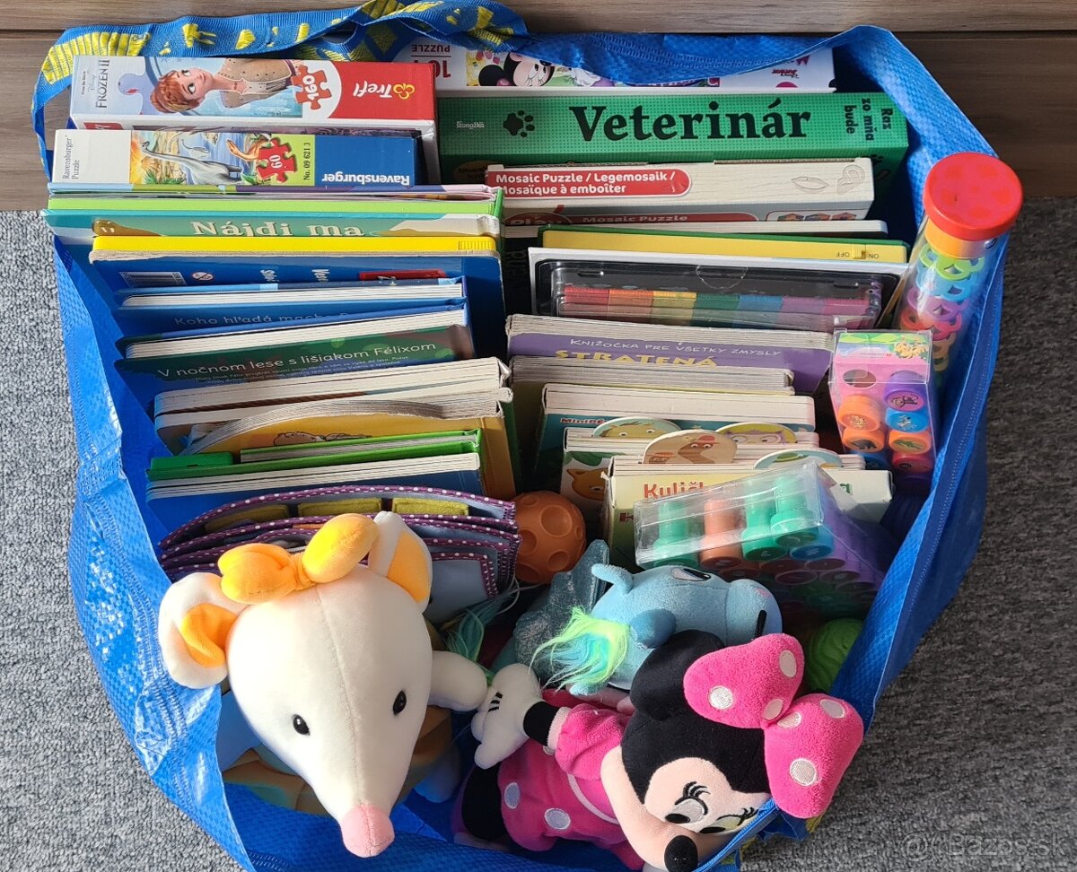 Veľká taška hračiek