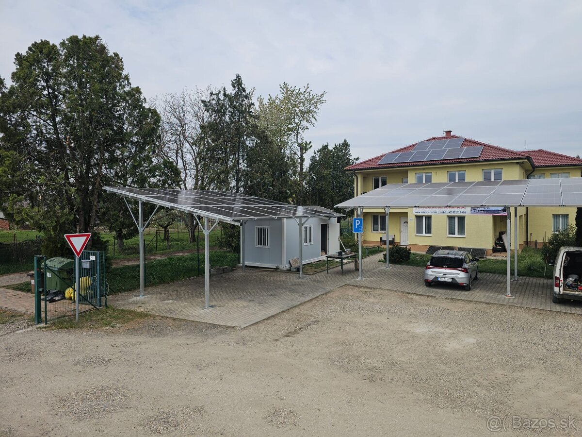 Solárne krytie parkoviska