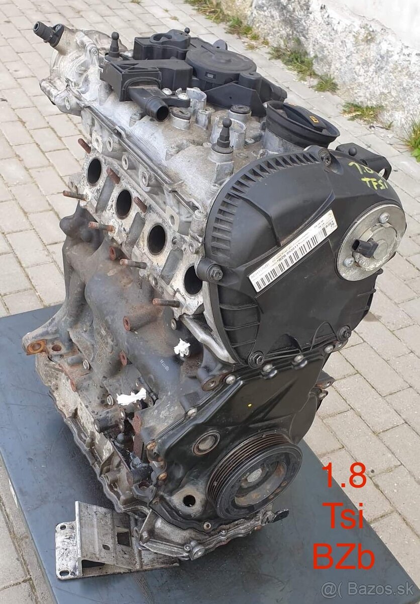 Predám motor 1.8 Tfsi , TSI 118kw . Kod motora : BZB ,