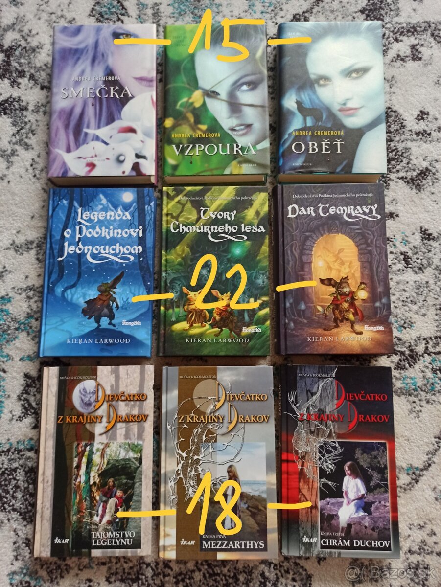 serie kniziek, fantasy, krimi a ine zanre