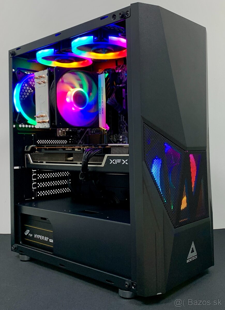 Herný PC-R5 5600X,RX 6800 16GB,16GB RAM,512GB NVMe,750 HDD