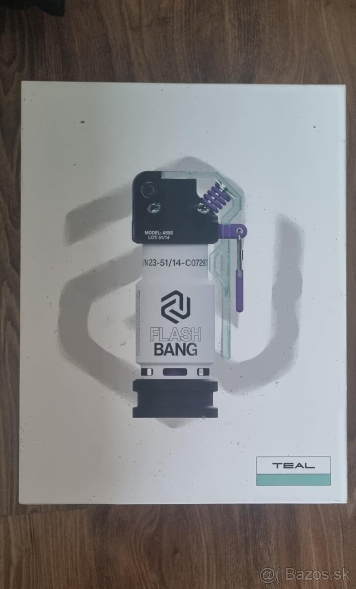 Vodná fajka Amotion Flash Bang - Teal