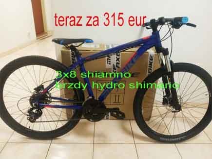 27,5" horsky bicykel Maxbike Toba blue disc hydro novy