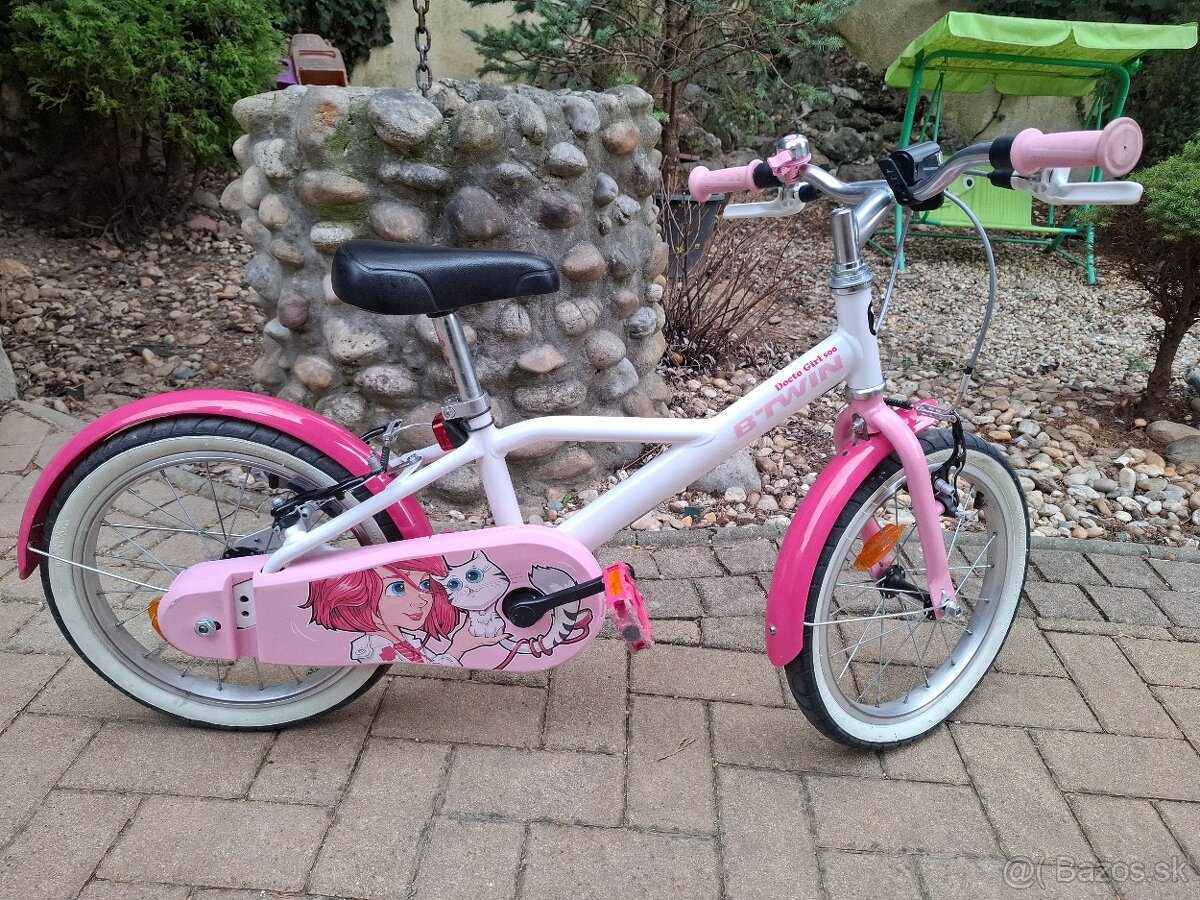 Dievčenský bicykel 16" - znížená cena