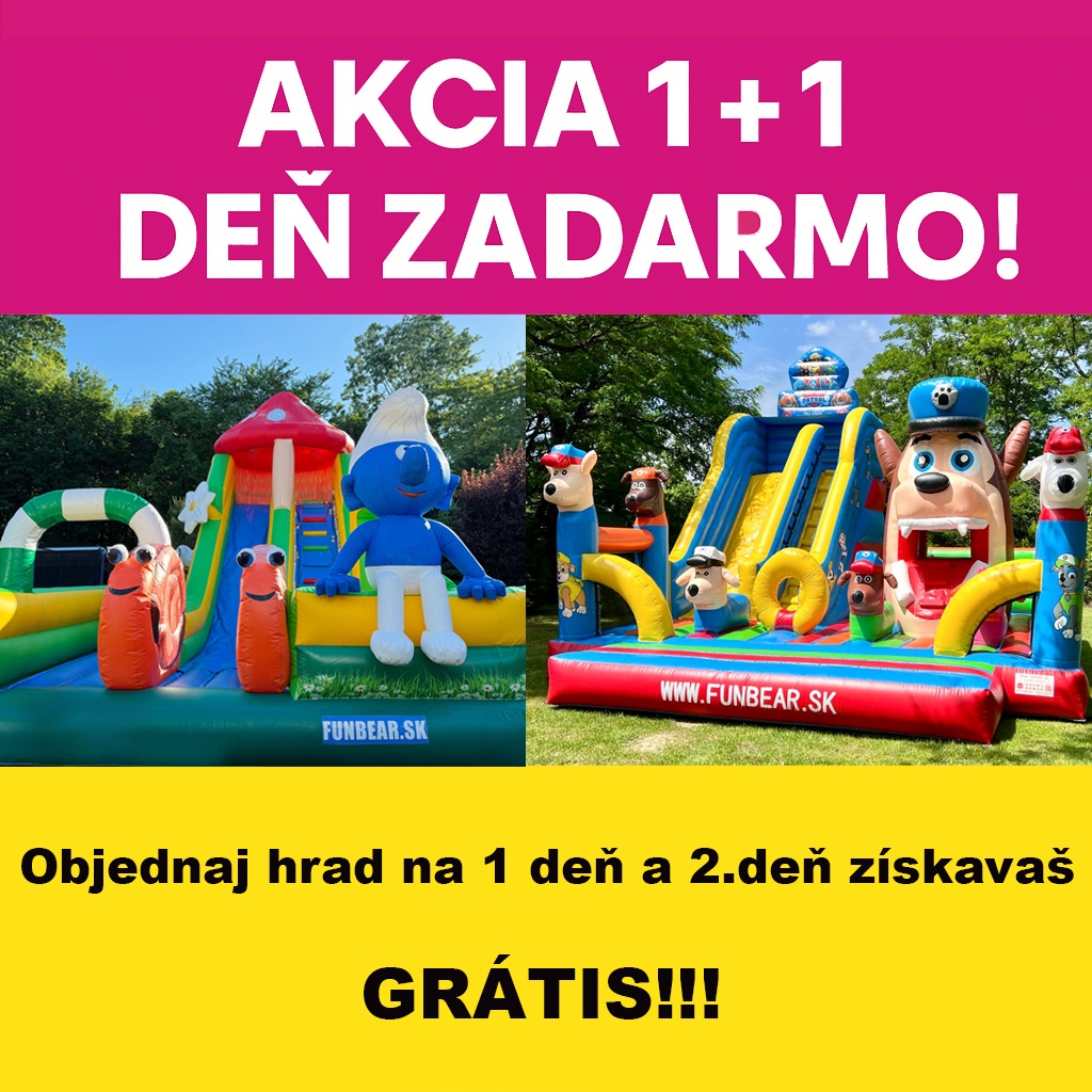 SKÁKACIE HRADY, certifikovaný SKÁKACÍ HRAD