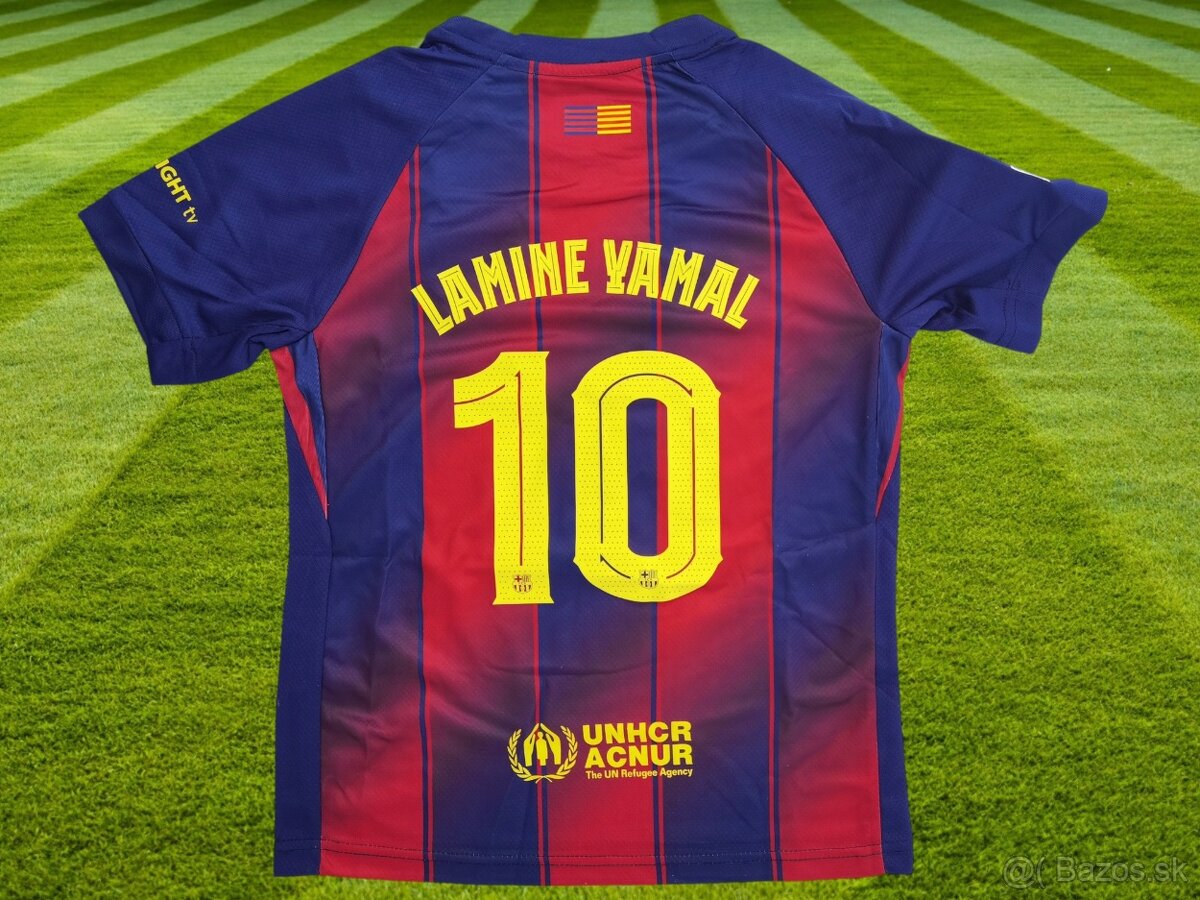 dres YAMAL FC Barcelona home edition 25/26 s číslom 10