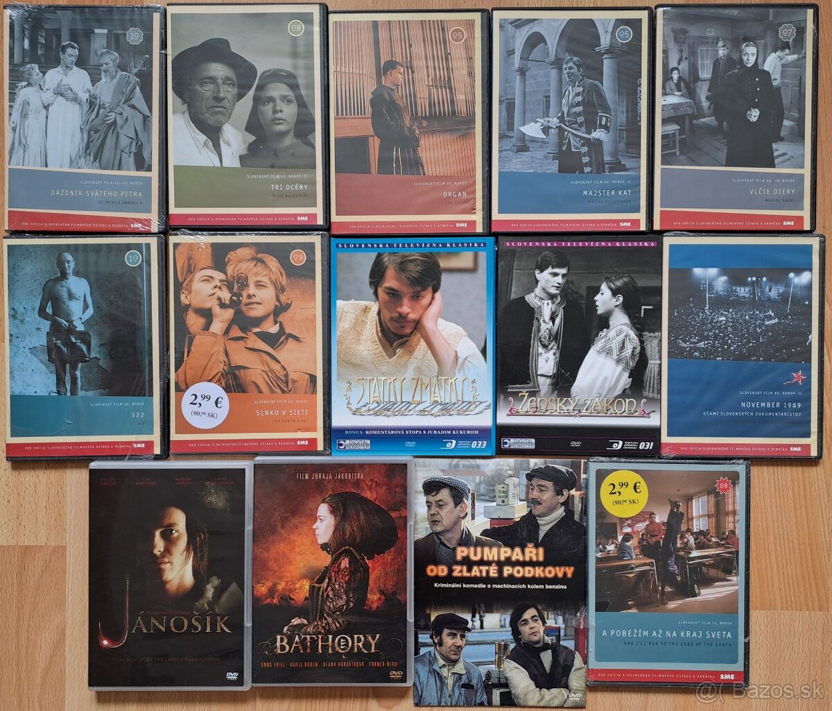Predám originál DVD slovenské, československé filmy