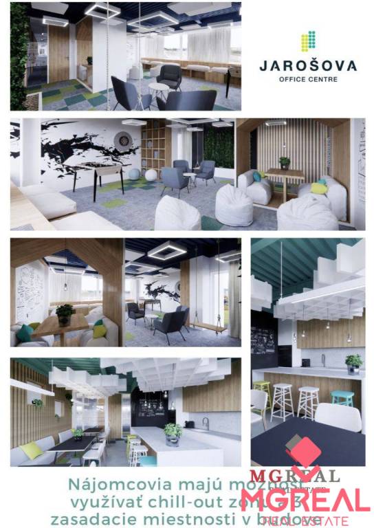 Flexibilné kancelárske priestory 342m2, Jarošova ul., Nové M