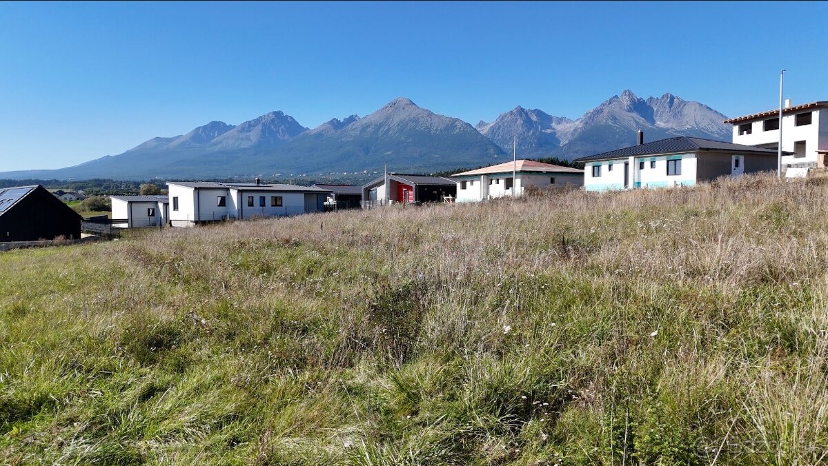 Stavebný pozemok pod TATRAMI 765M2