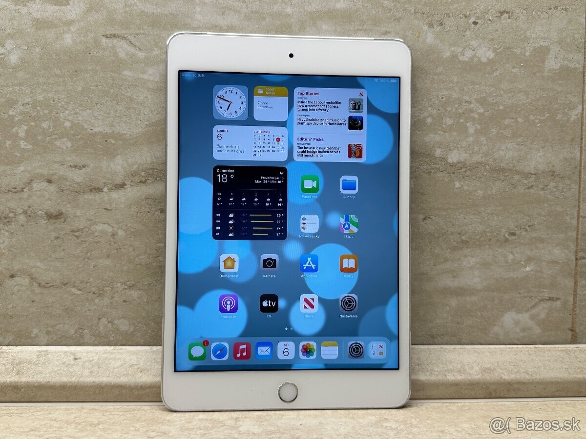 Apple iPad Mini 4 Cellular 128GB Silver