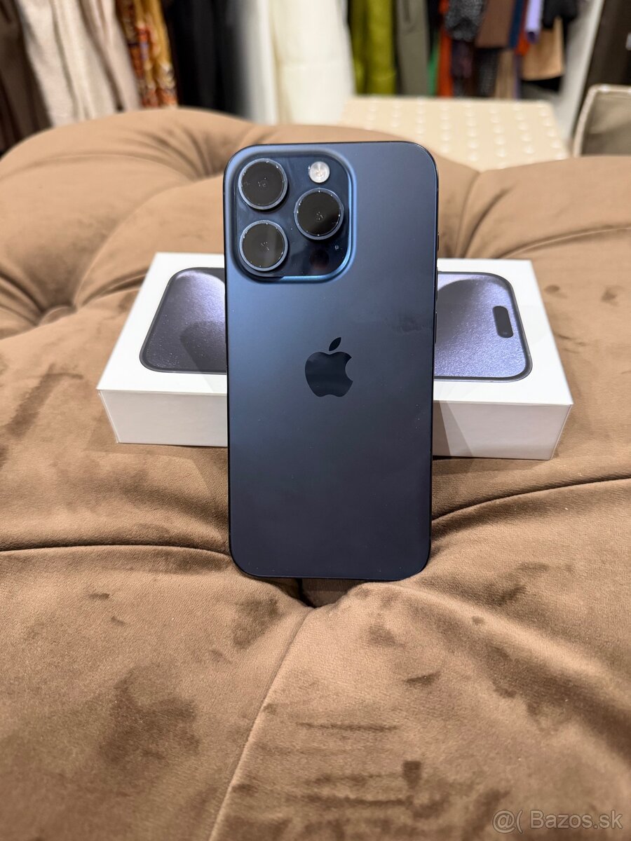 IPHONE 15 Pro Blue Titanium