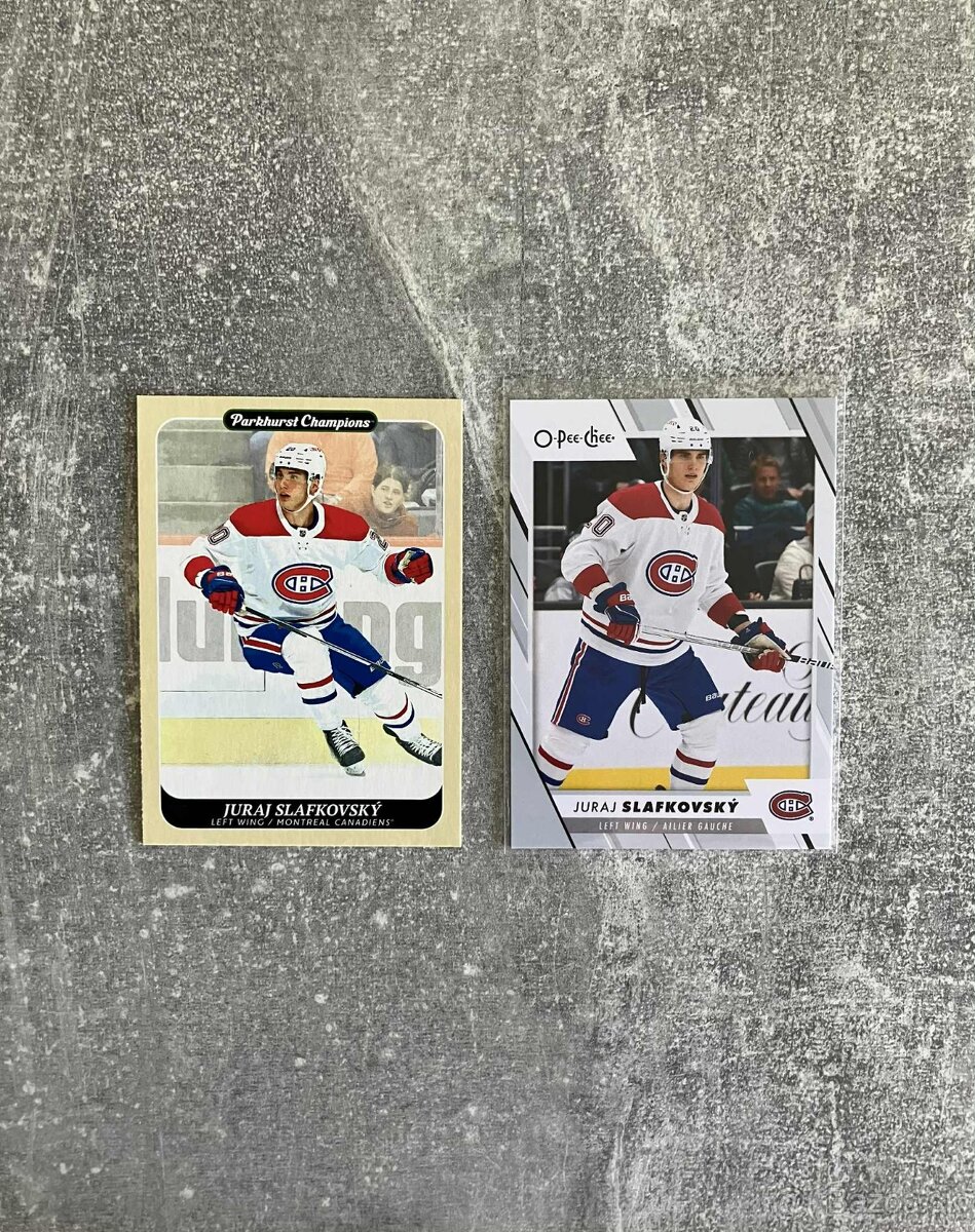 Hokejové kartičky Slováci v NHL