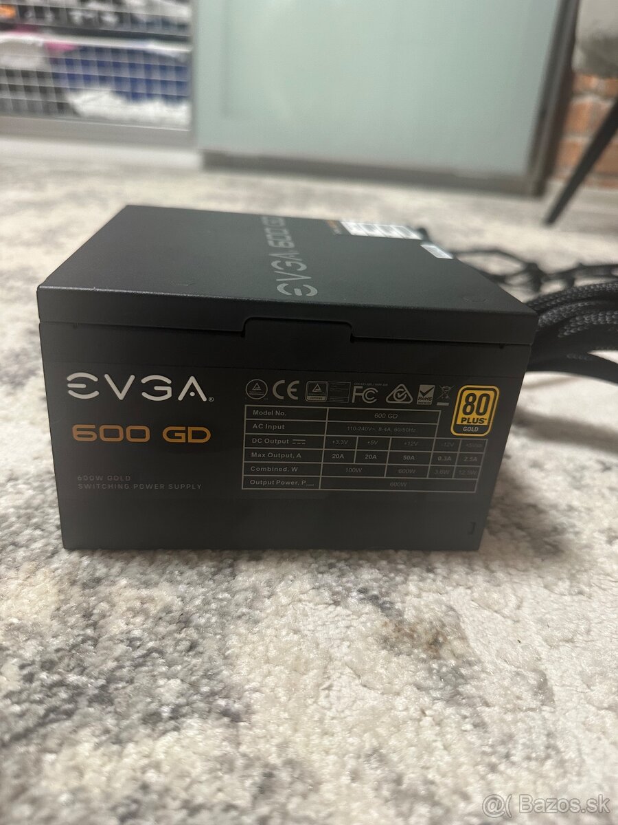 Predám NVIDIA RTX 3060 + EVGA 600W 80Plus Gold perf. Stav🤘