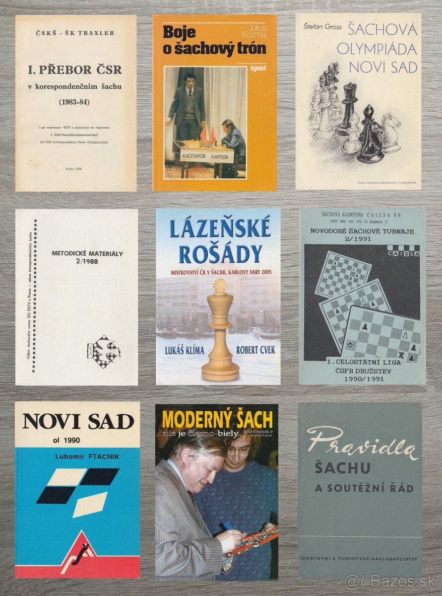 Šach, šachové knihy a časopisy