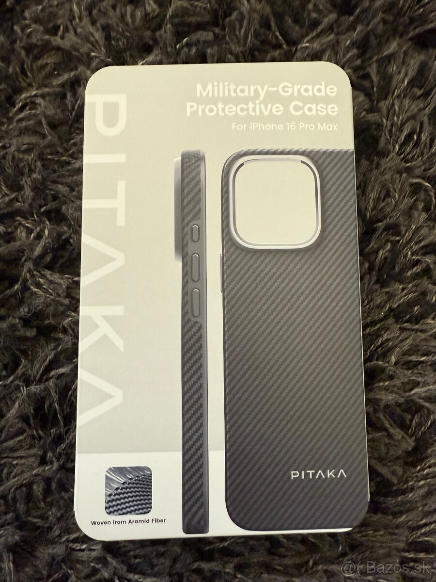 PITAKA iPhone 16 Pro Max Military Case