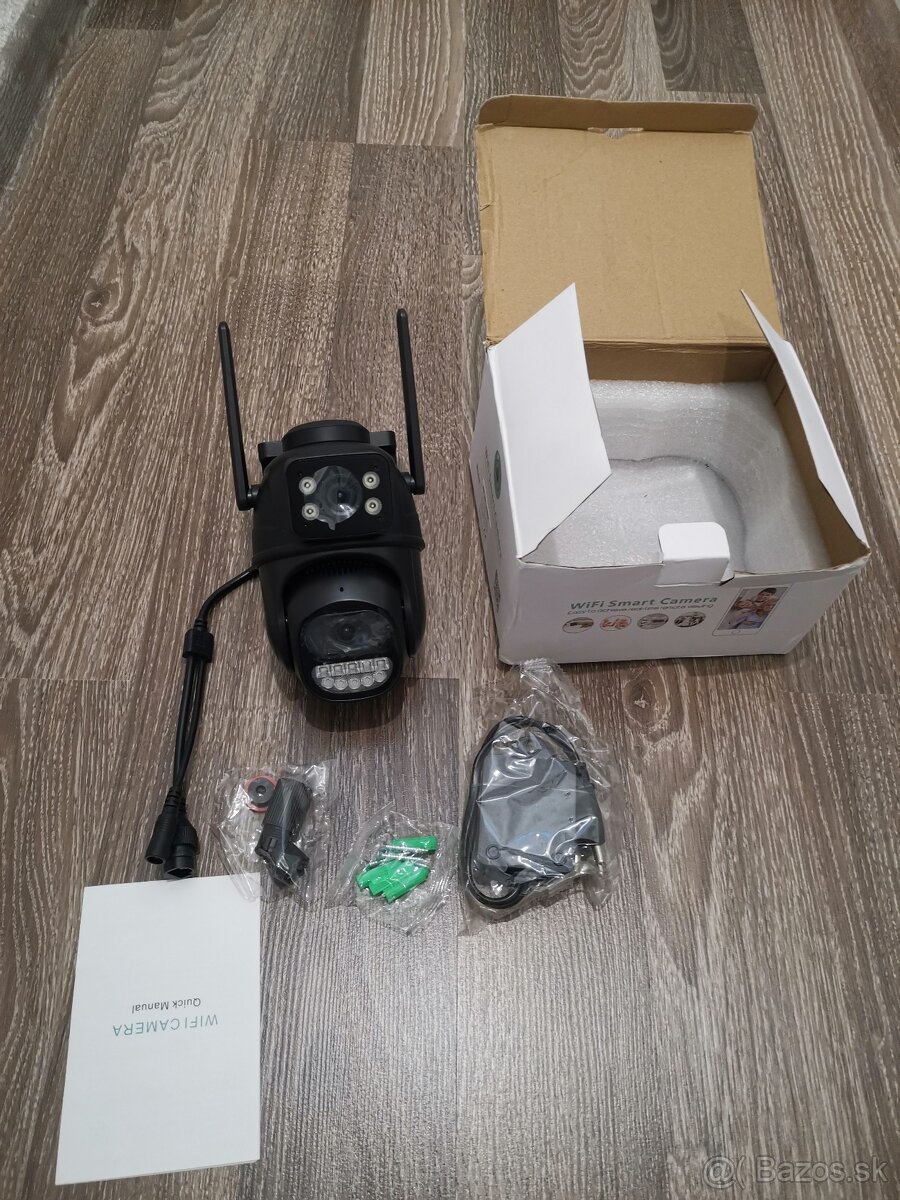 Bezpečnostna wifi kamera 8mp otočná ak treba aj spojazdnim