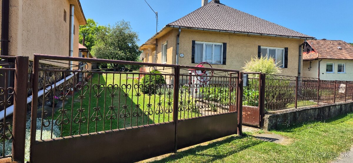 Na predaj: Murovaný dom/chalupa len pár metrov od Domaše – S