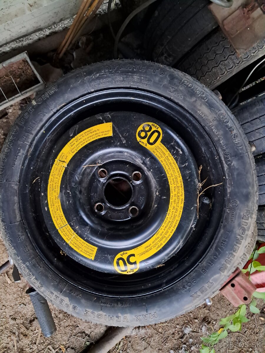 Dojazdové koleso 4x100, R15