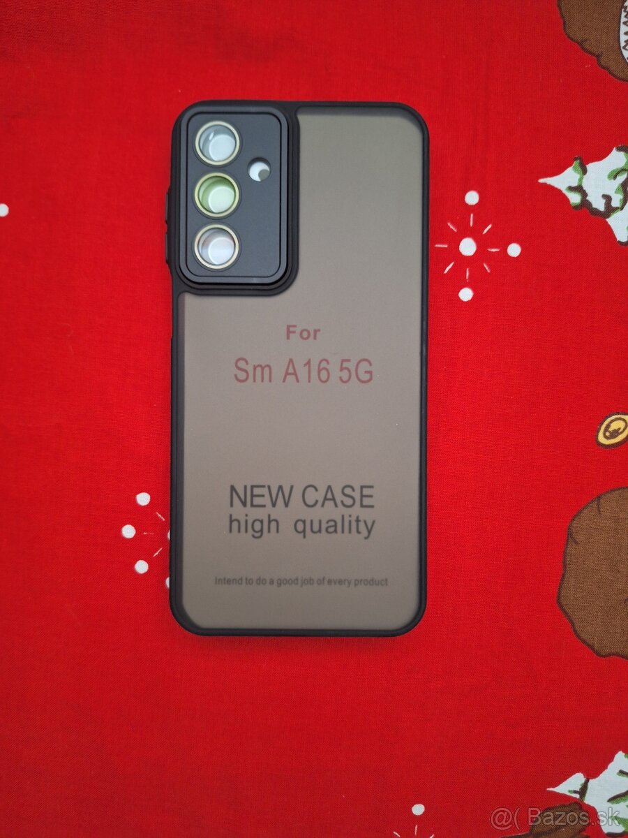 Cover zadný na Samsung A16 5g čierne púzdro ktoré chráni fot