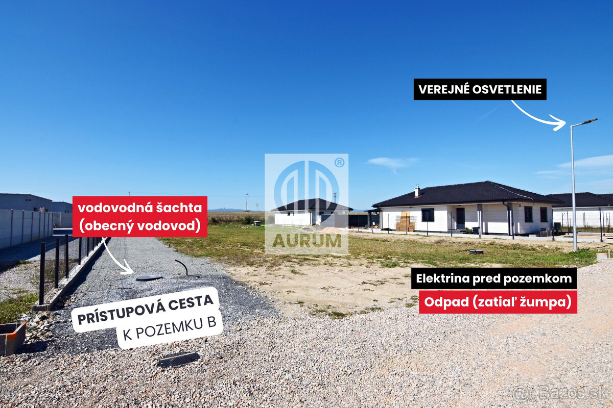 Nová IBV, Stavebný pozemok, Cestice, len 14 km od KE