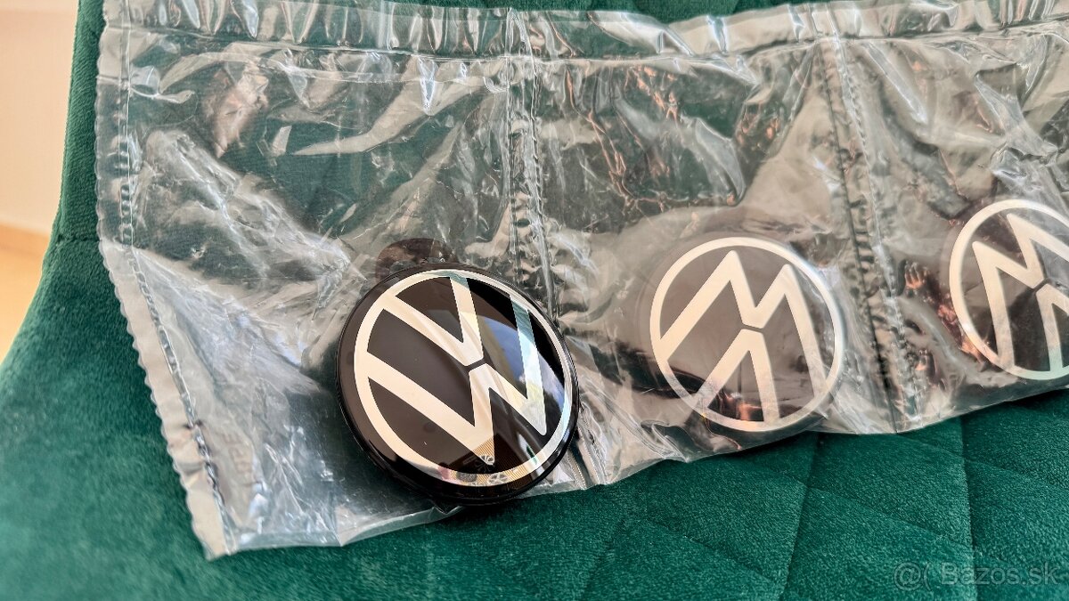 ✔️ ORIGINÁL OE logo , krytky , emblém. VW ( facelift )
