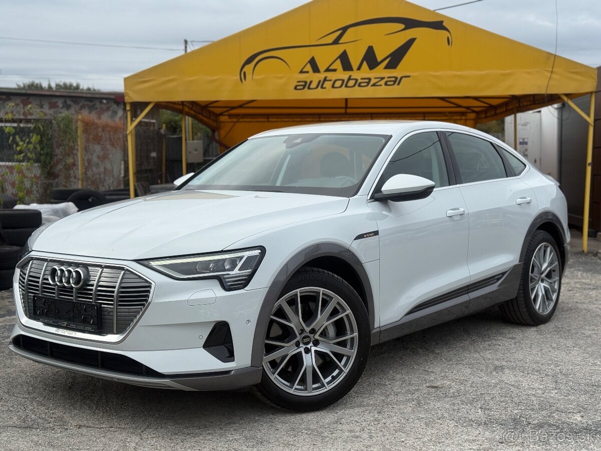 Audi E-tron -2023/32tis. KM- 55 Sportback quattro -NEBÚRANÉ