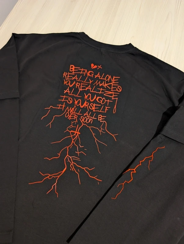 Emo longsleeve „It Will All Be Over Soon“ oversized