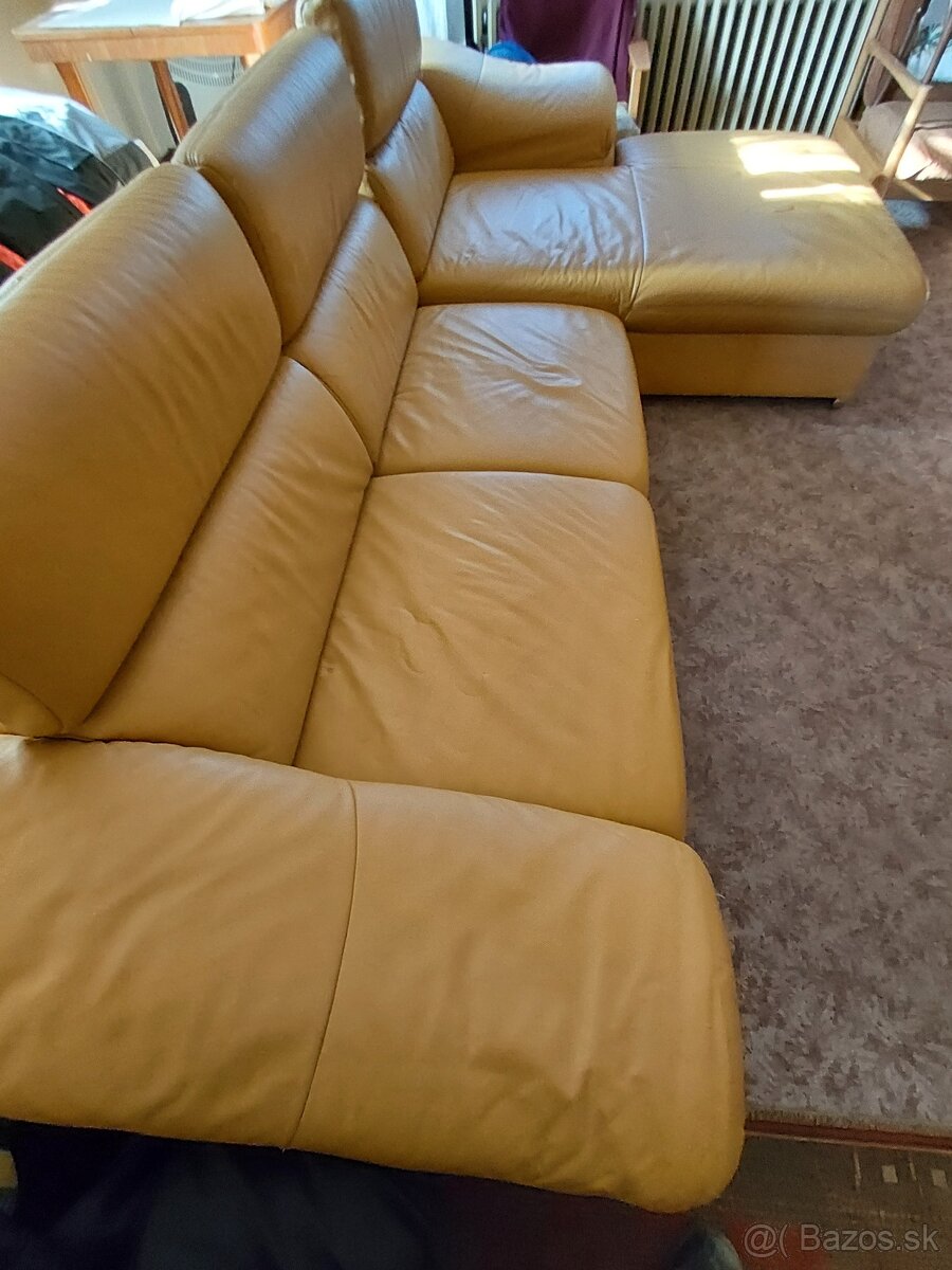 Kožená sedacia súprava