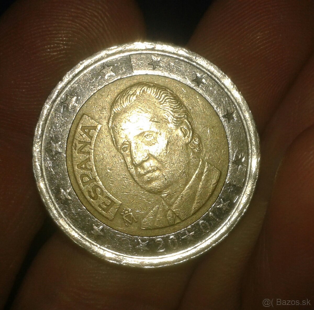 Vzácna 2 euro espana 2001