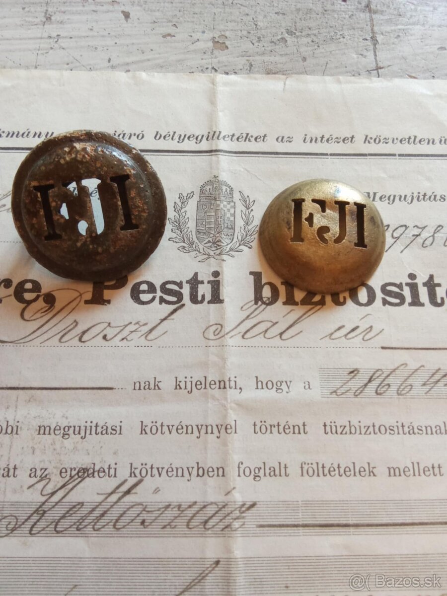 rakusko uhorske capicove odznaky FJI