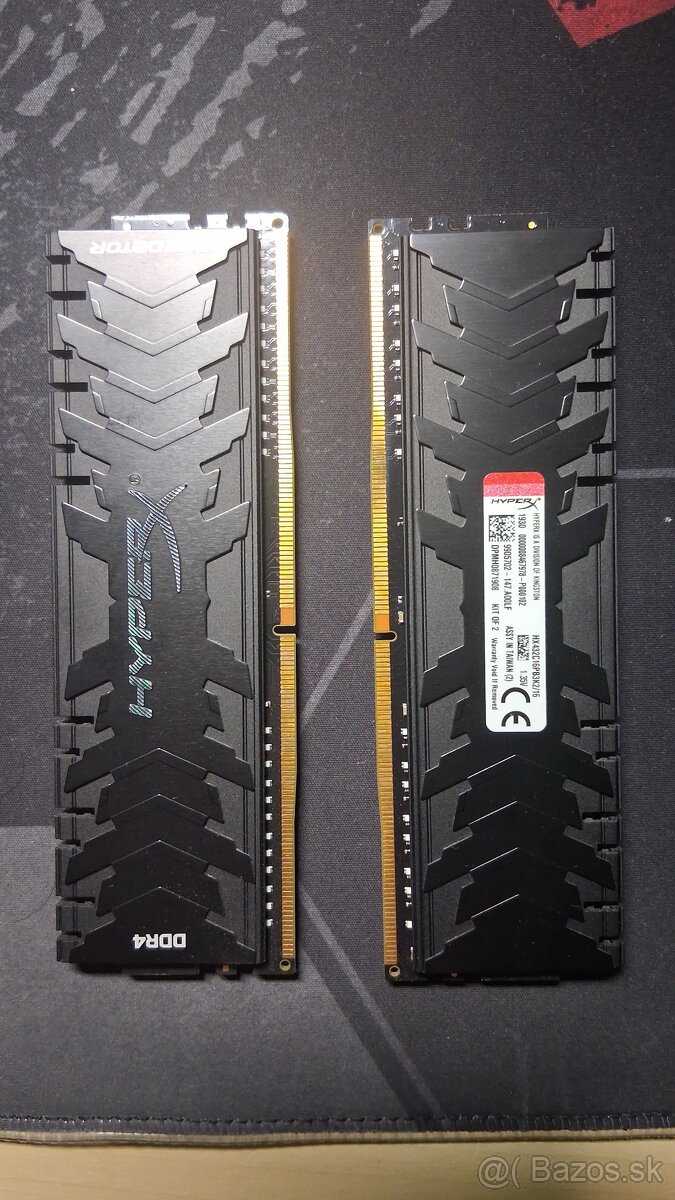 RAM HyperX Predator 2×8 GB 3200 MHz DDR4