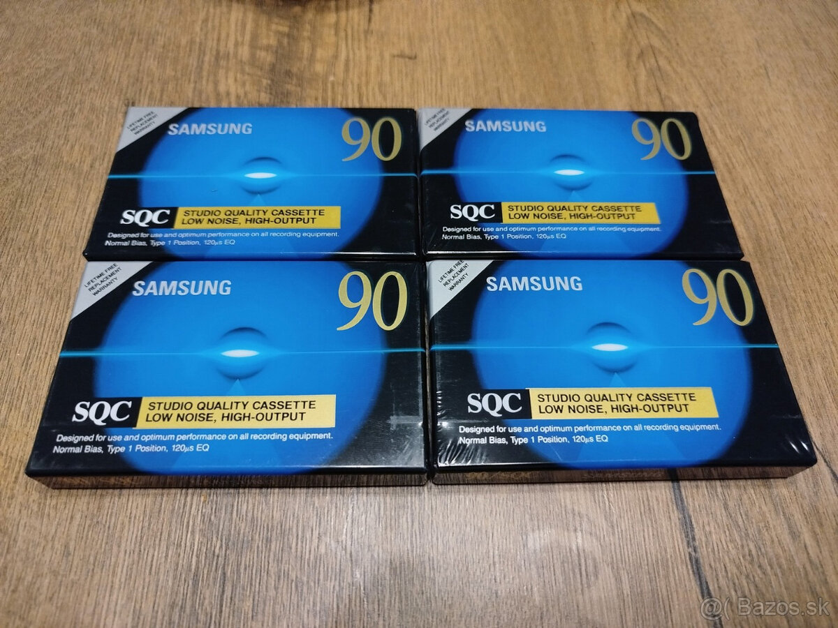 čisté audiokazety Samsung SQC 90