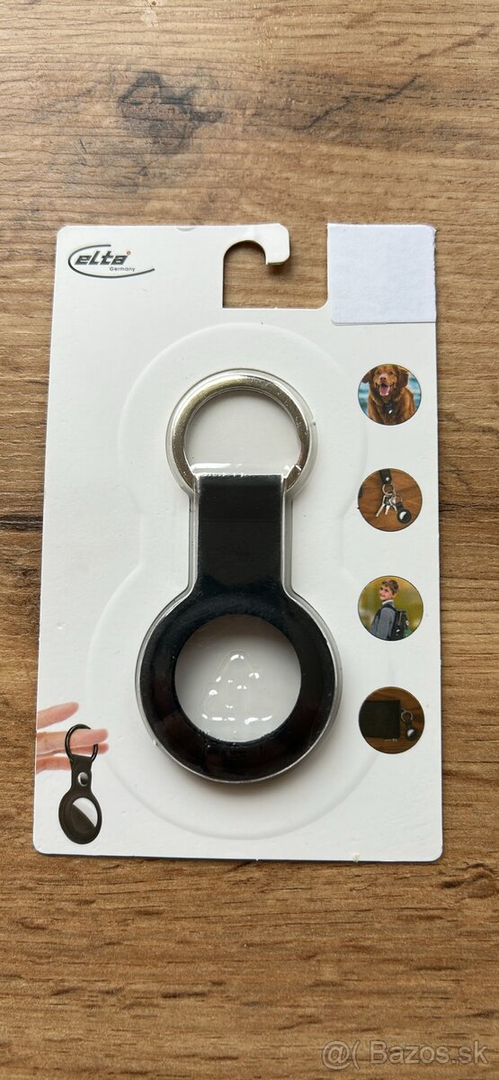 Airtag kľúčenka čierna