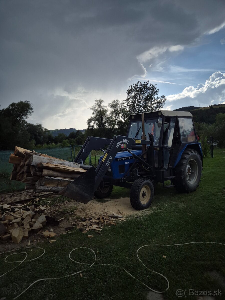 Zetor 7011 a čelný nakladač wol-met tur 2b