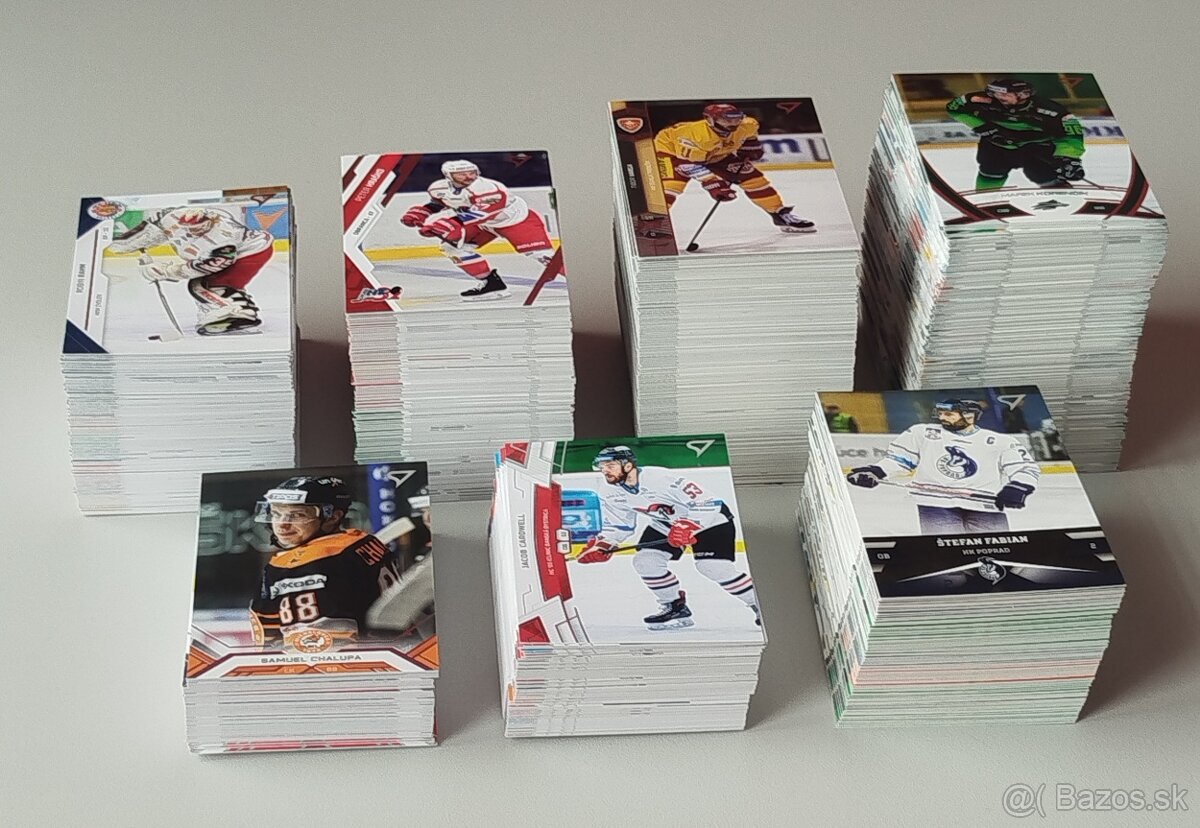 Hokejové kartičky TIPOS EXTRALIGA - BASE /775 kariet/