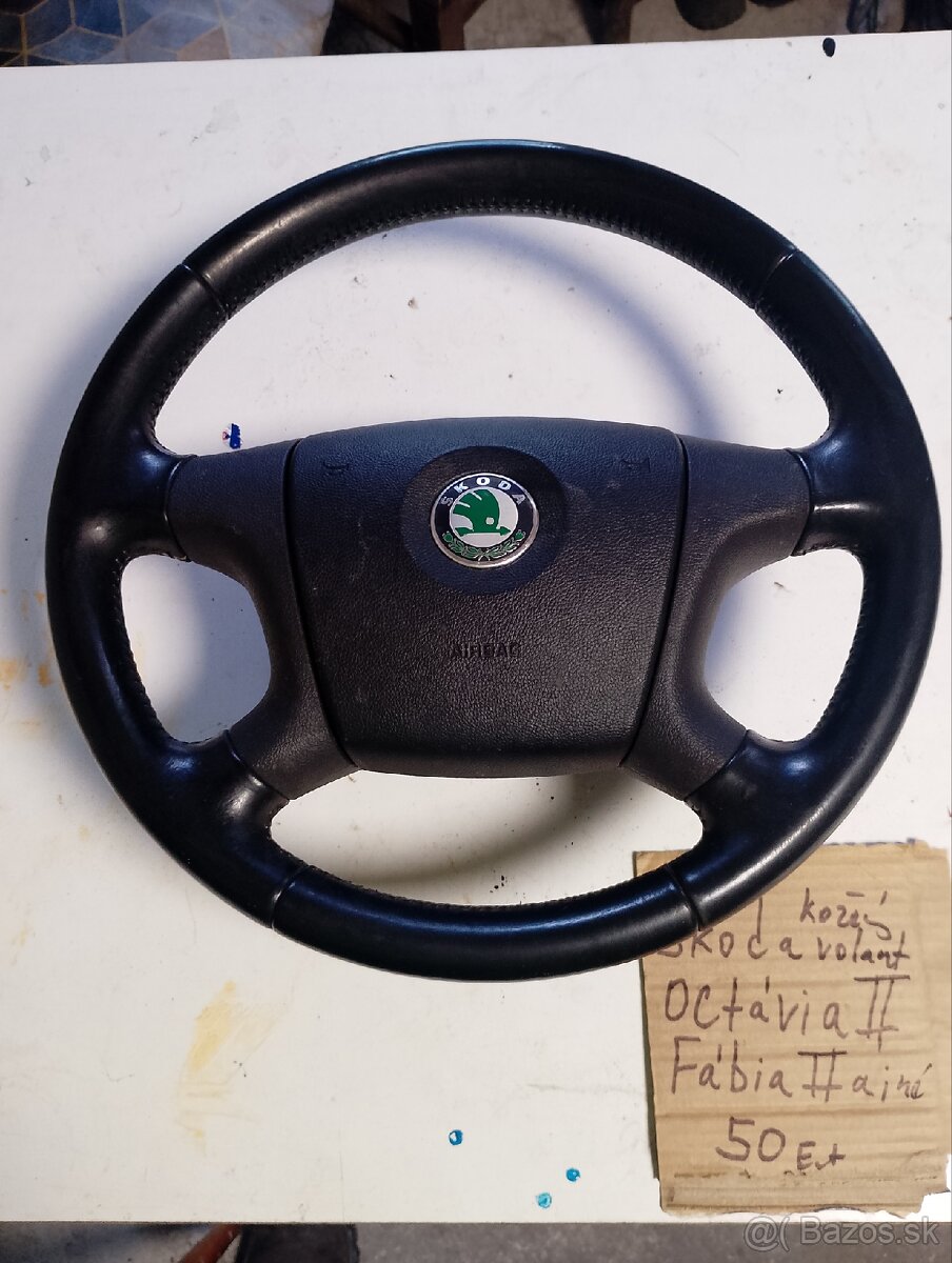 Kožený volant Octavia 2
